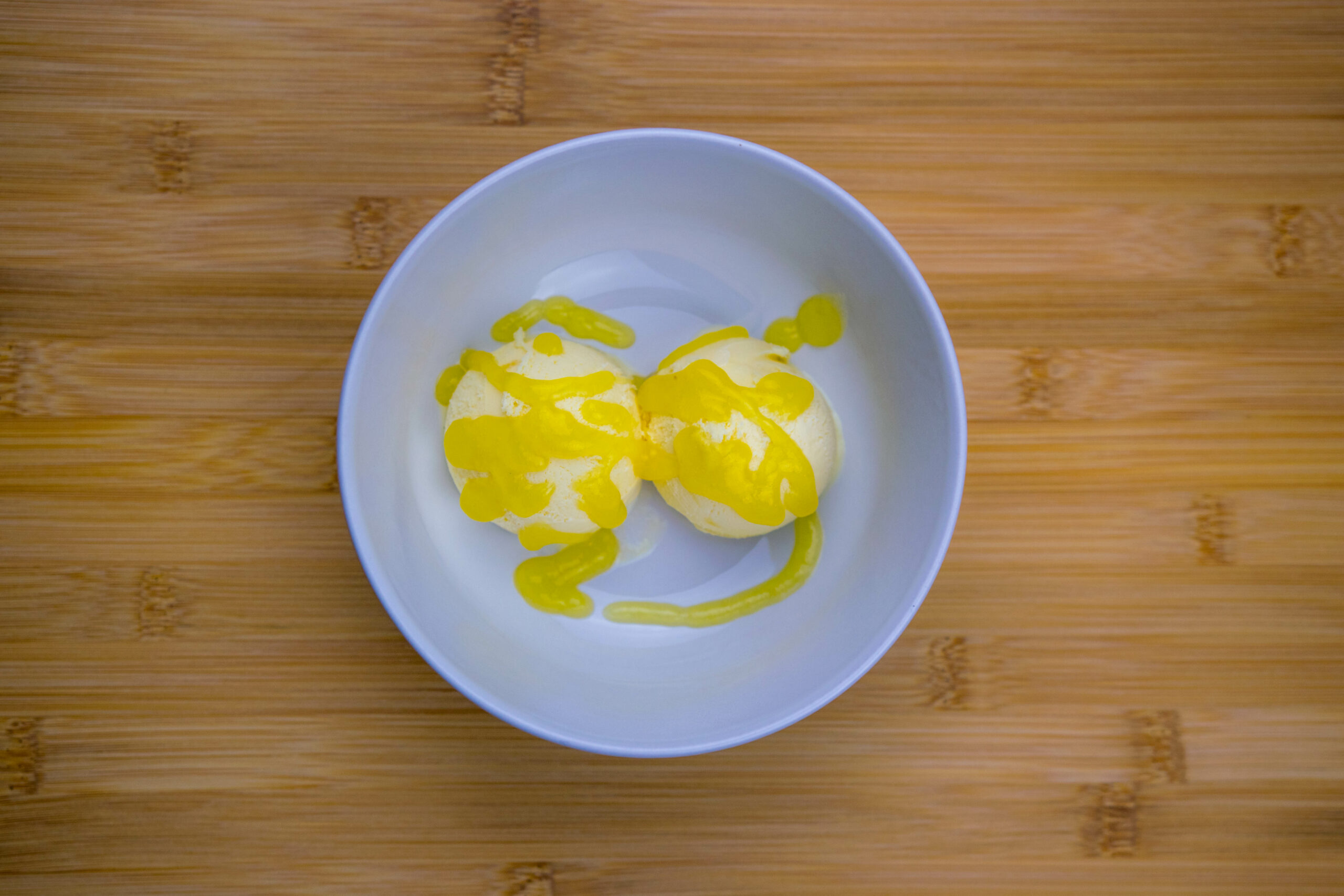 helado de naranja