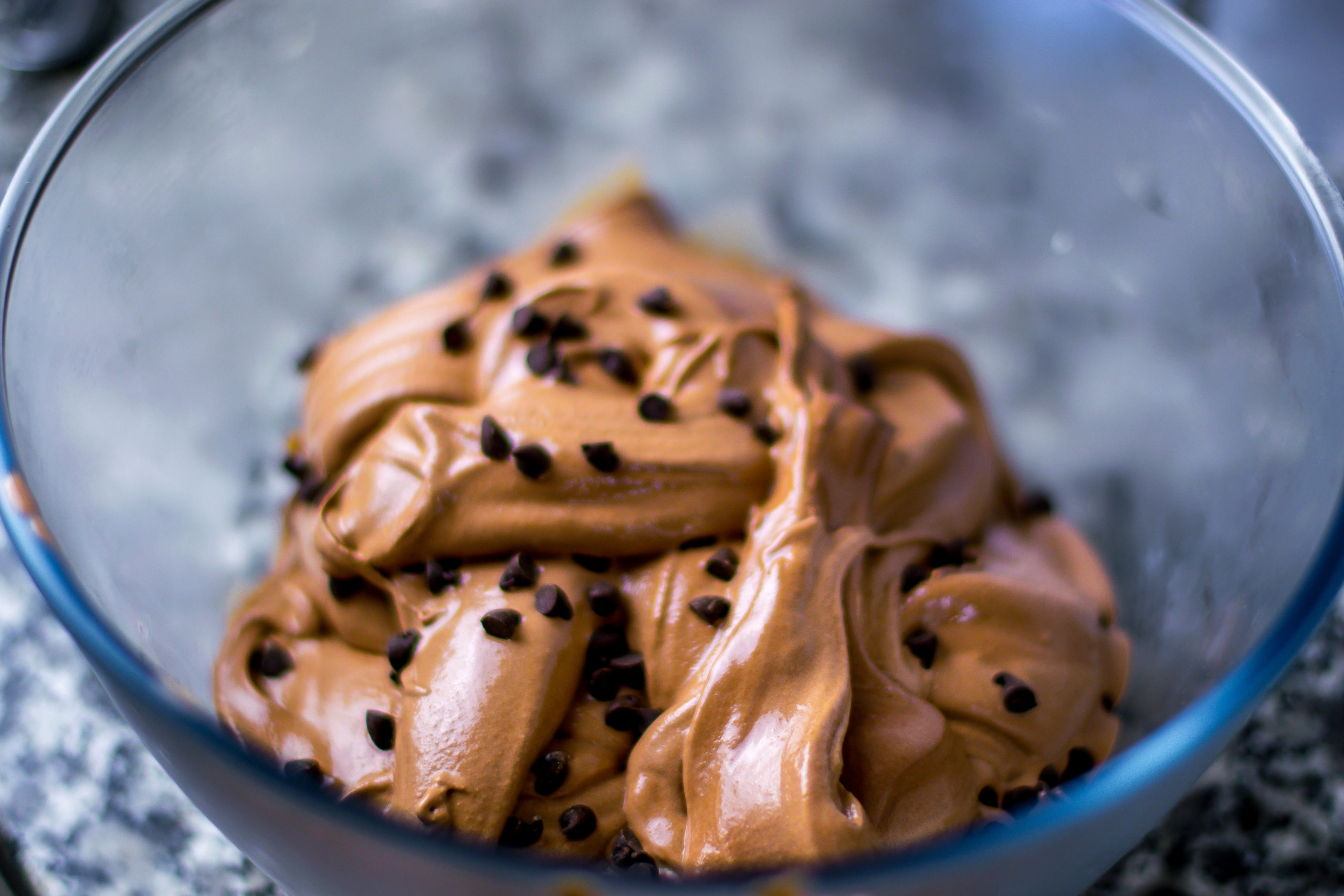 helado con topping